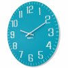 994512 2 moderne nastenne hodiny facile tyrkysove