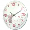 Detské hodiny na stenu s medvedíkom - vzor 2