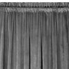 Zamatový záves MELANIE 140x270cm oceľovosivý