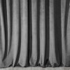 Zamatový záves MELANIE 140x270cm oceľovosivý
