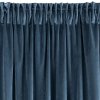 Záves VILLA z exkluzívneho zamatu 140 x 270 cm v granátovomodrej farbe - riasiaca páska