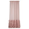 Záclona s volánmi DOLLY 140x250cm ružová