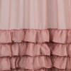 Záclona s volánmi DOLLY 140x250cm ružová