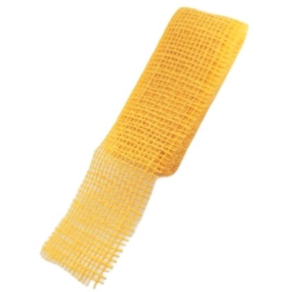 Juta stuha š5cm/2m žlutá