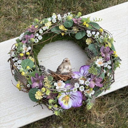 Mechový věnec s Konvalinkami kód: JAR 8