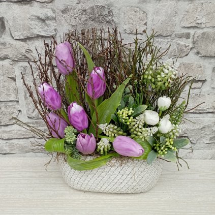 Dekorace s Tulipány kód: VX 0256