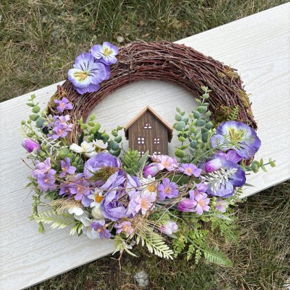 Proutěný věnec na dveře kód: JAR 4