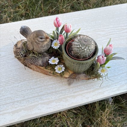 Dekorace s ptáčkem kód: JAR 20