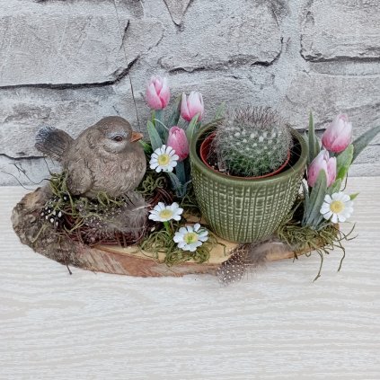 Dekorace s ptáčkem kód: JAR 20