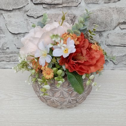 Dekorace v betonovém obalu kód: HR 37