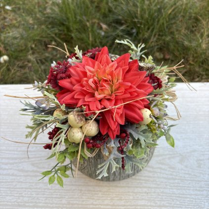 Dekorace s Jiřinkou kód: VX 0441