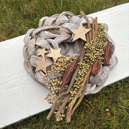 Vánoční přírodní věnec kód: VAN 20