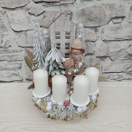 Adventní svícen s dětmi kód: VX 0563