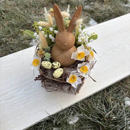 Jarní dekorace se zajíčkem kód: JAR 38