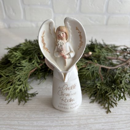 Andílek s motivačním textem