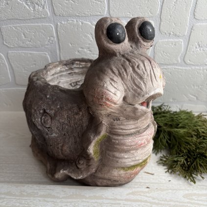 Dekorace na květiny hlemýžď X2357