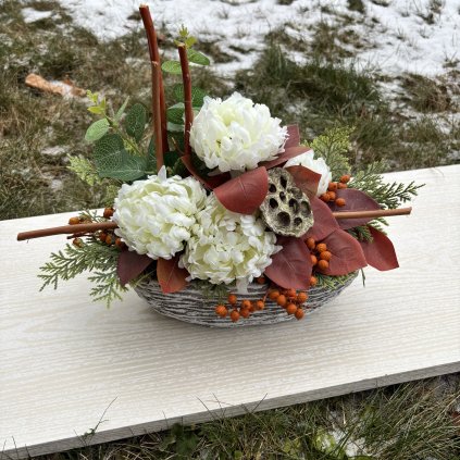 Dekorace s chryzantémou kód: HR 50