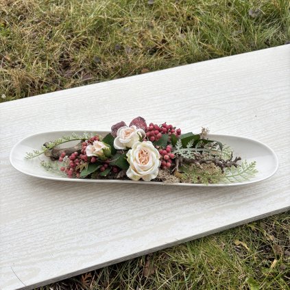 Dekorace na stůl s růžemi kód: CE 22