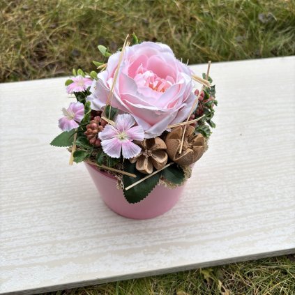 Dekorace s růží kód: CE 24