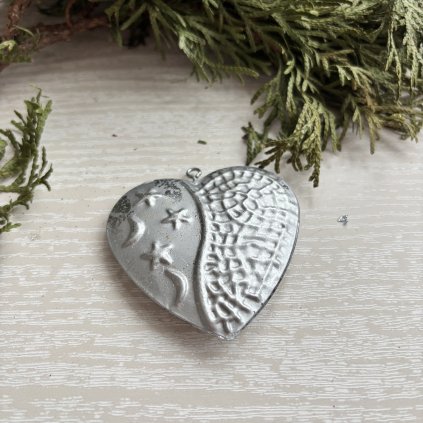 Kovové srdíčko 6x6cm