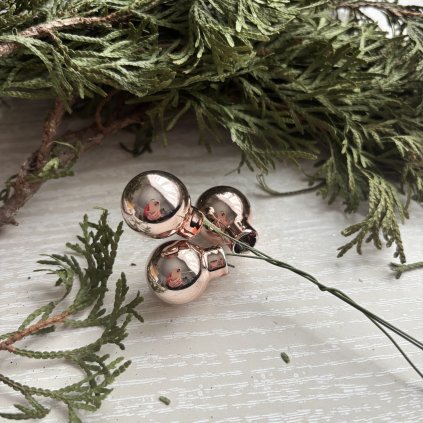 Baňka sklo na drátku 3kusy