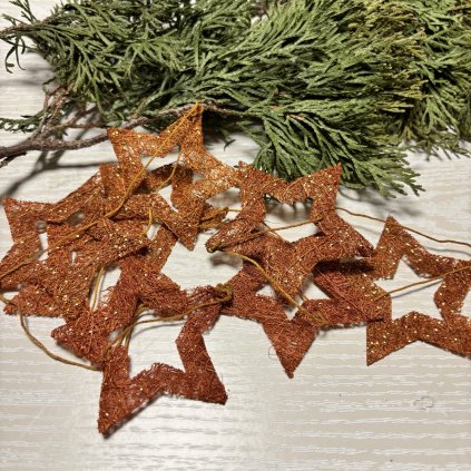 Závěsné hvězdičky 7x7cm