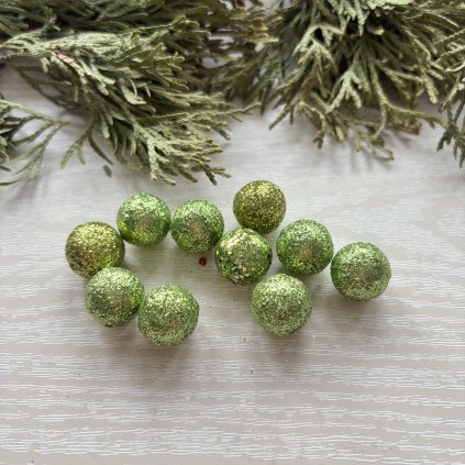 Kuličky poly.Glitter 1cm