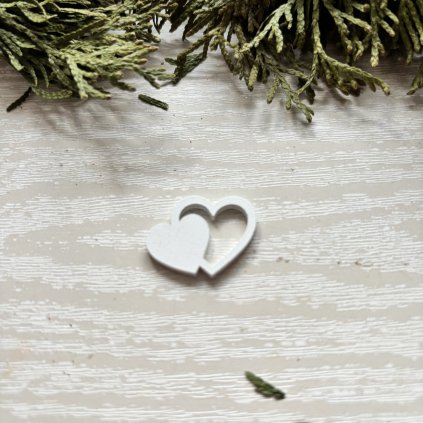 Vánoční přízdoba bílá mix