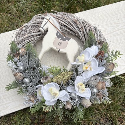 Vánoční dekorační věnec   - kód: VAN 52