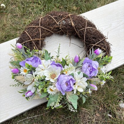 Věnec jemné proutí 35cm - kód: LET 2