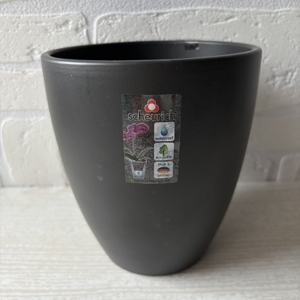 Dekorační květináč anthrazit - kód:PR57