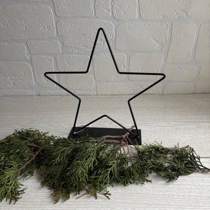 Hvězda kov černá malá