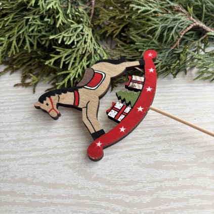 Koník zápich červený