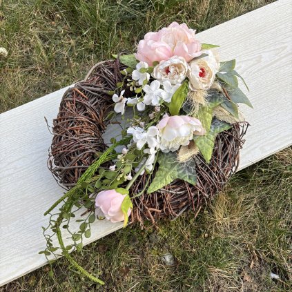 Věnec s Pivoňkou - kód: LET 5