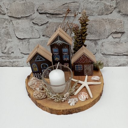 Dekorace s domečky kód: CE 14