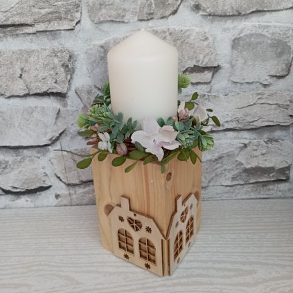 Dekorace se svíčkou kód: CE 13