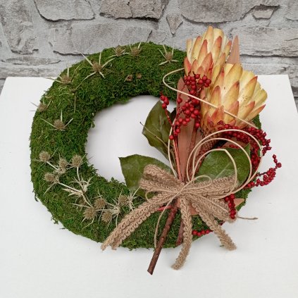 Mechový věnec kód: HR 43