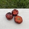 MINI PUMPKIN LOOSE RED POLY 3ks