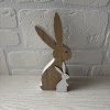 Zajíc dřevo D1543