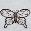Kovový motýl 47x28cm