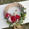 Dekorační věnec na dveře  - kód: LET 8