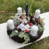 Adventní dekorace - věnec - kód: VAN 48