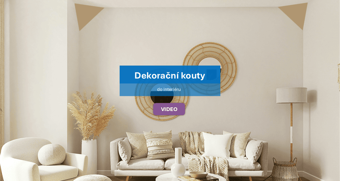 Dekouty - Dekorační kouty obývák béžová