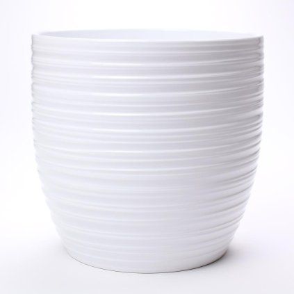 OBAL BERGAMO WHITE GLZ 21CM
