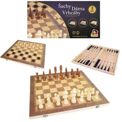 Hra Šachy, Dáma a Backgamon