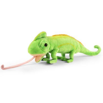 Plyšový chameleon