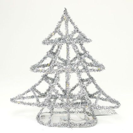 STROMČEK 20LED 30CM SILVER TI