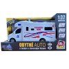Auto karavan s efektmi