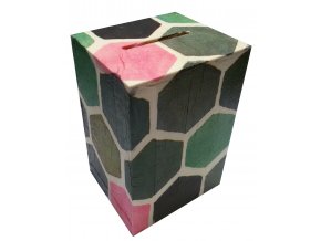 kasička hexagon