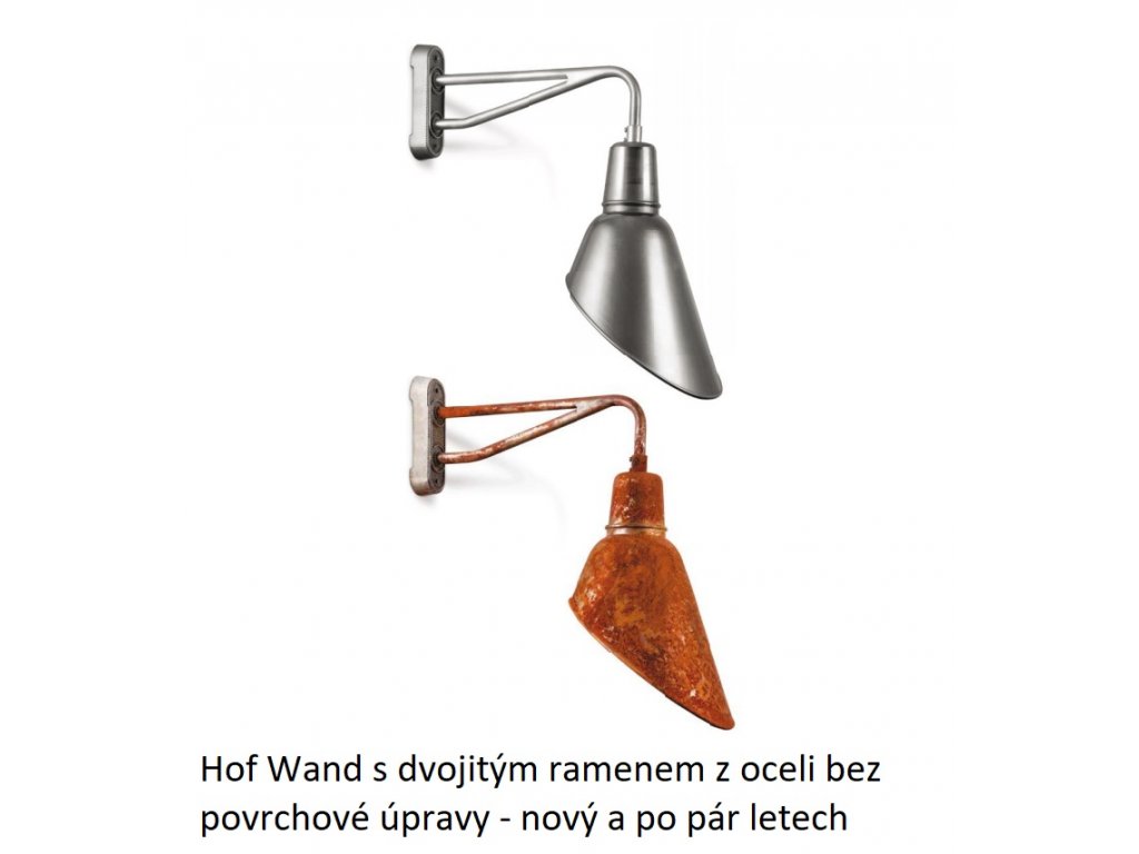 Hof Wand - Nástěnná lampa, IP 54, více barev, různá ramena - Bolich-  Dělámedomov.cz